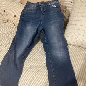 Stylish Blue Women's Straight Leg Jeans